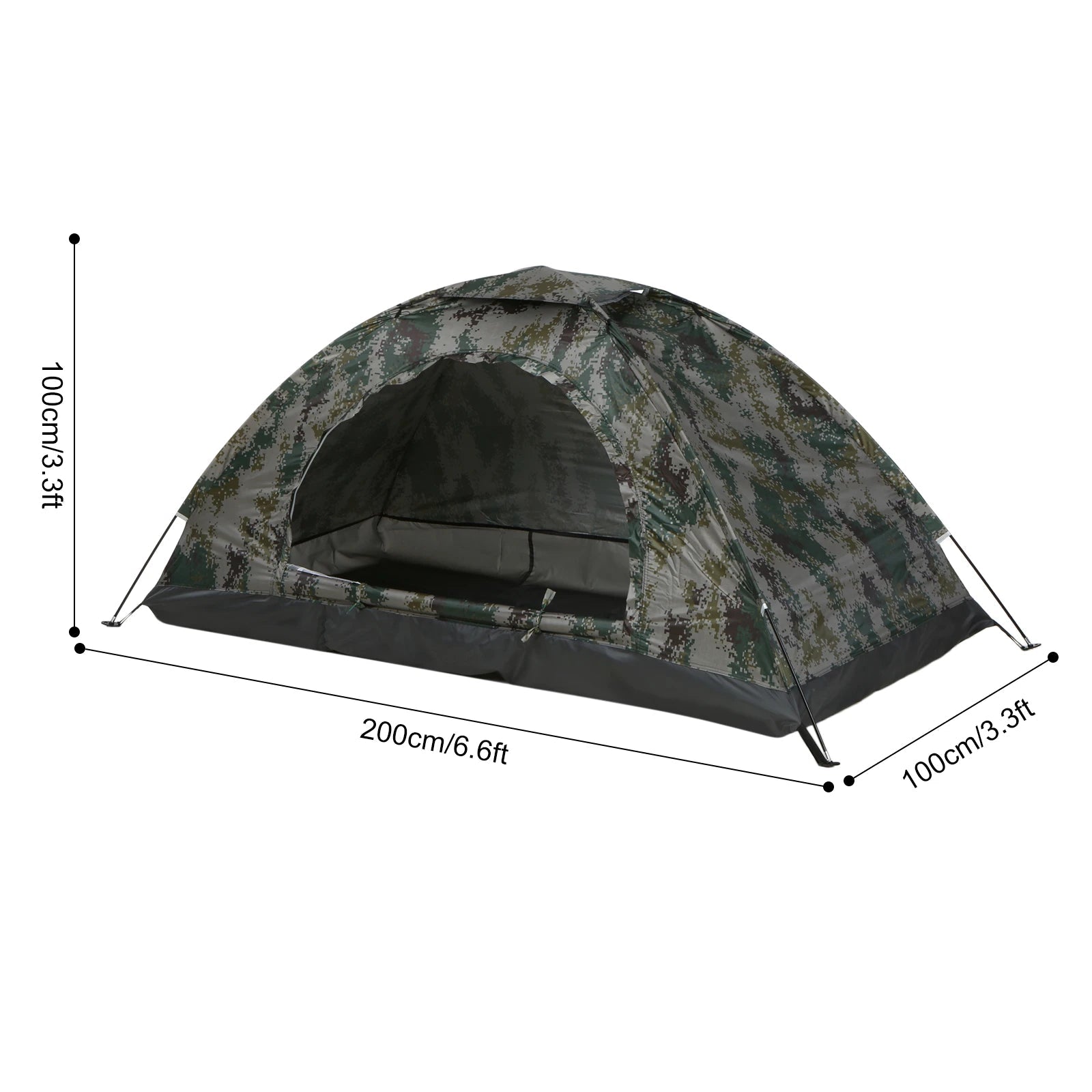 Tente de randonnée ultralégère 1-2 personnes, anti-UV
