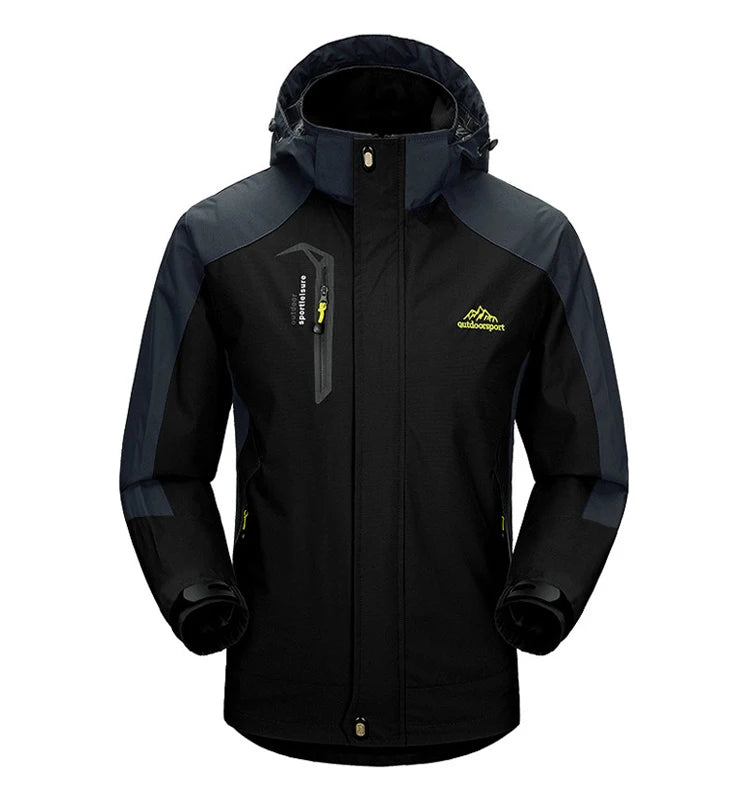 Veste de randonnée homme coupe-vent déperlante, respirante