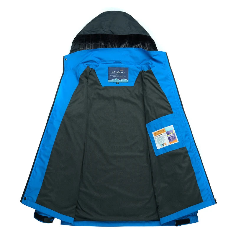 Veste de randonnée homme coupe-vent déperlante, respirante