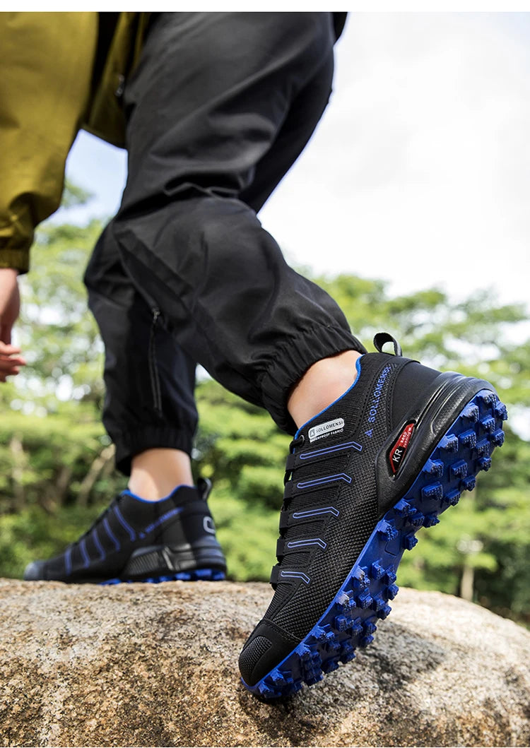 Chaussures de randonnée homme résistantes à l'eau et antidérapantes, tout-terrain