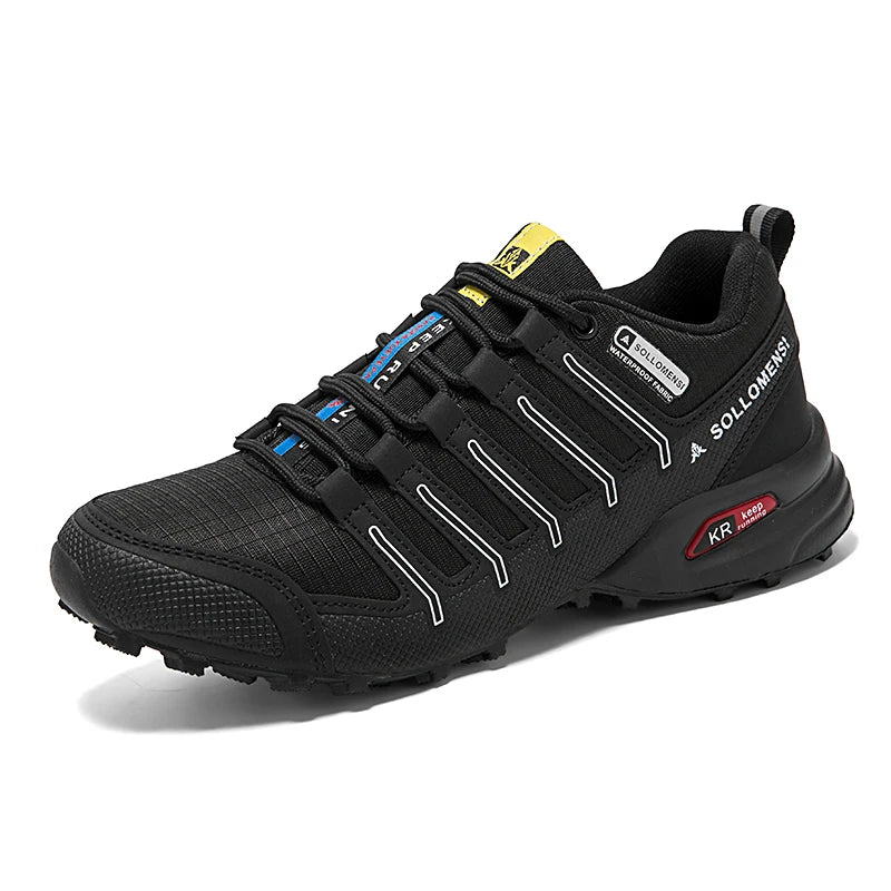 Chaussures de randonnée homme résistantes à l'eau et antidérapantes, tout-terrain