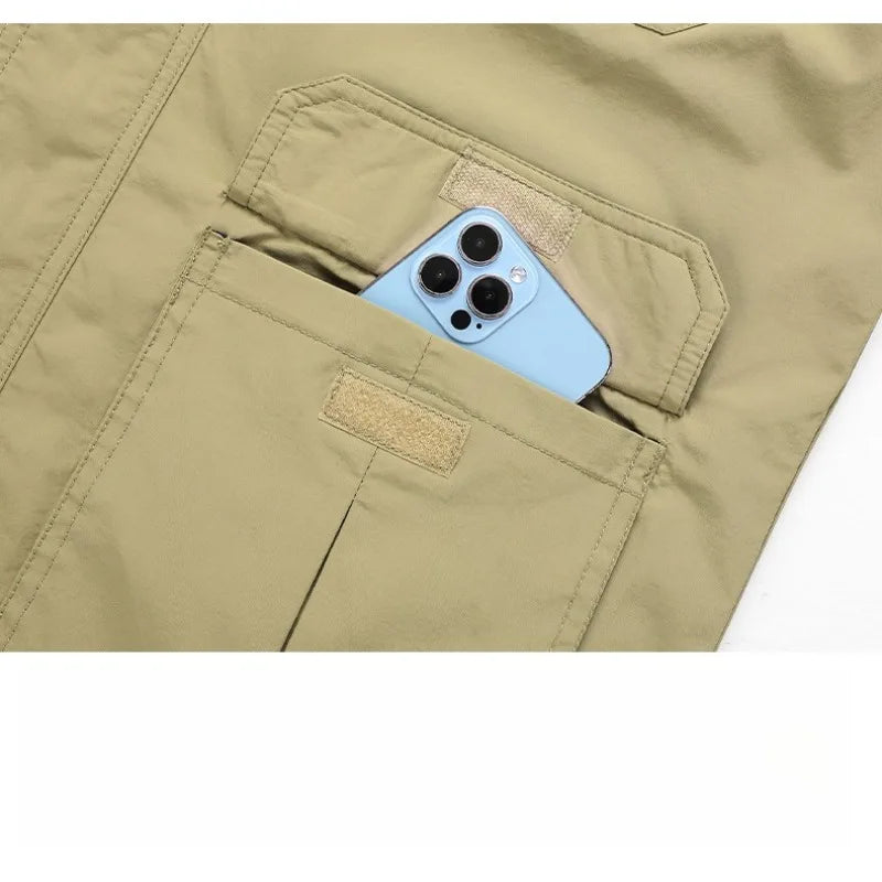 Veste de randonnée homme à capuche amovible, respirante