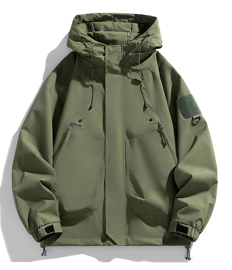Veste de randonnée homme softshell à capuche, légère et coupe-vent