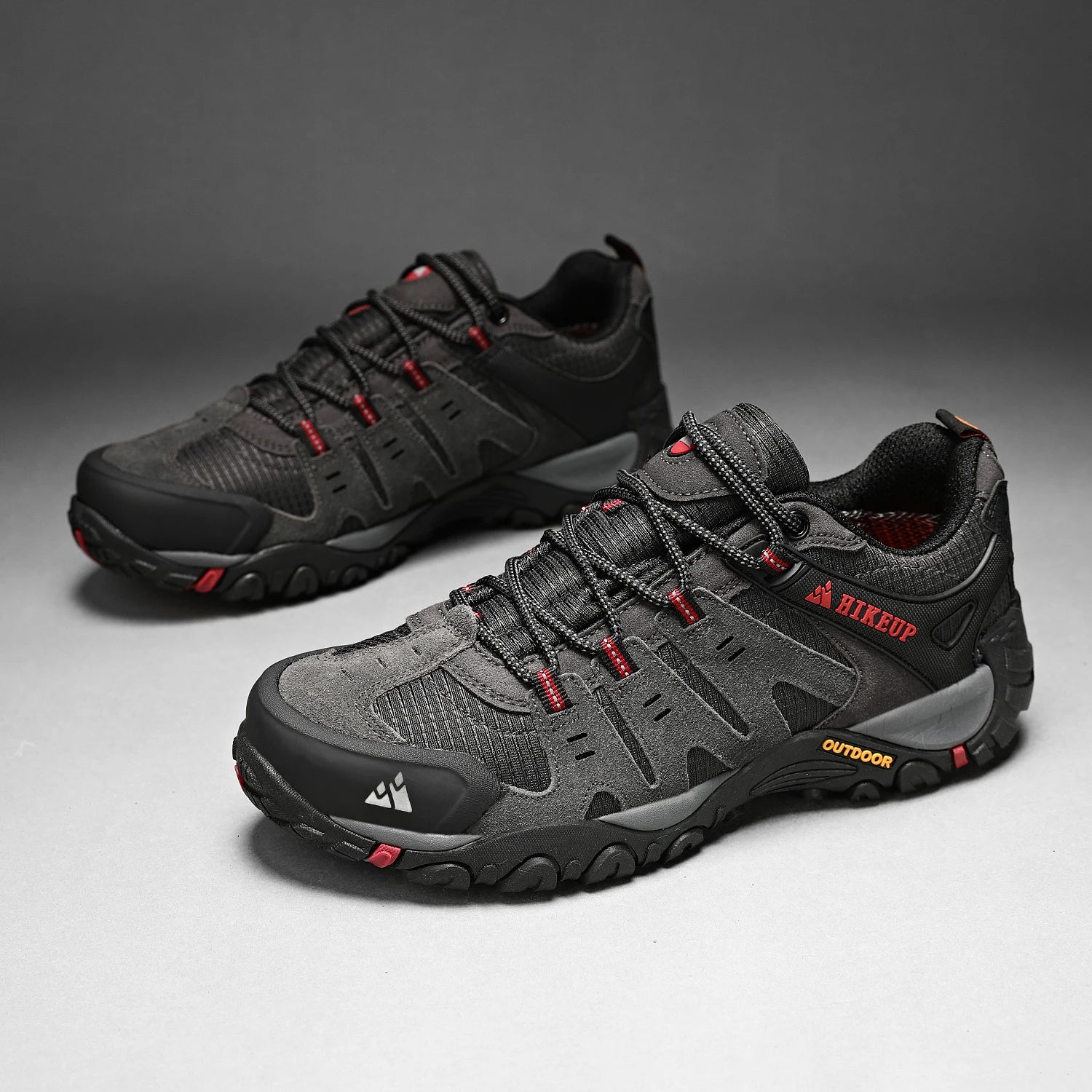 Chaussures de randonnée homme en cuir suédé, respirantes et durables