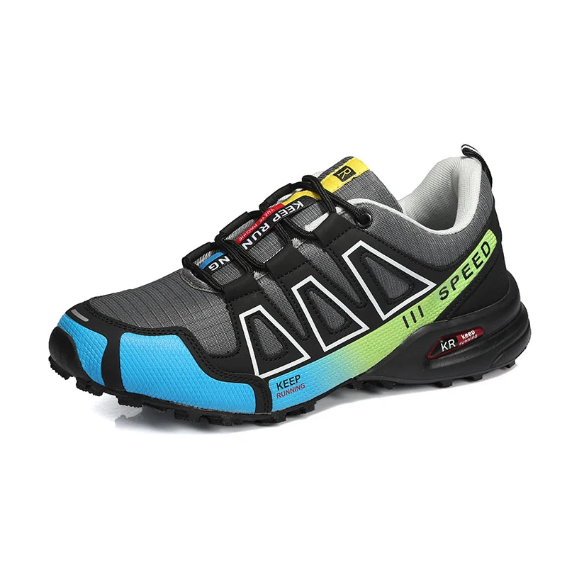 Chaussures de randonnée homme basses résistantes à l'eau et respirantes, tout-terrain