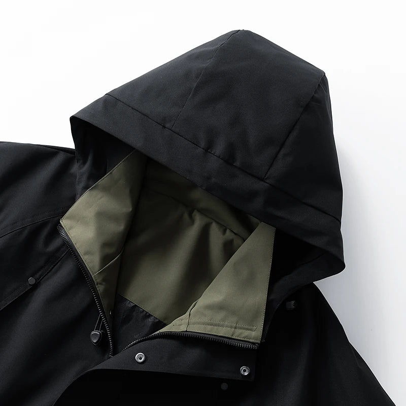 Veste de randonnée homme softshell à capuche, coupe-vent