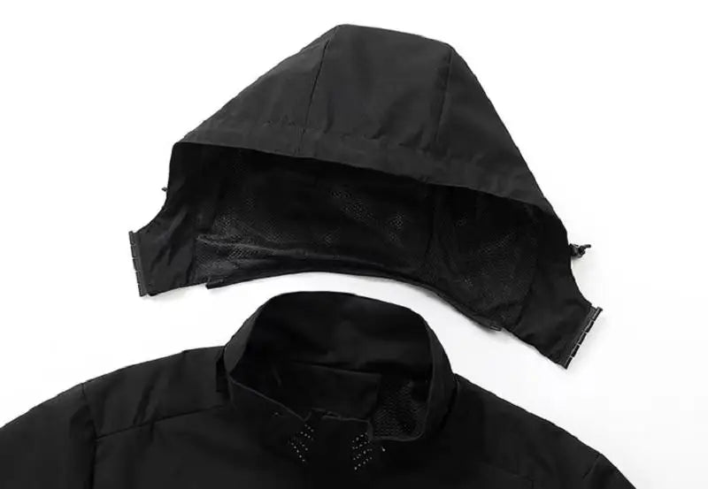 Veste de randonnée homme imperméable à capuche, légère (coupe-pluie)