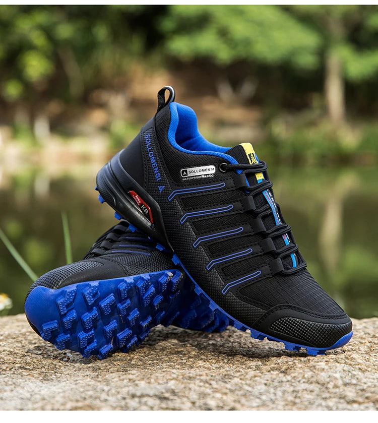 Chaussures de randonnée homme résistantes à l'eau et antidérapantes, tout-terrain
