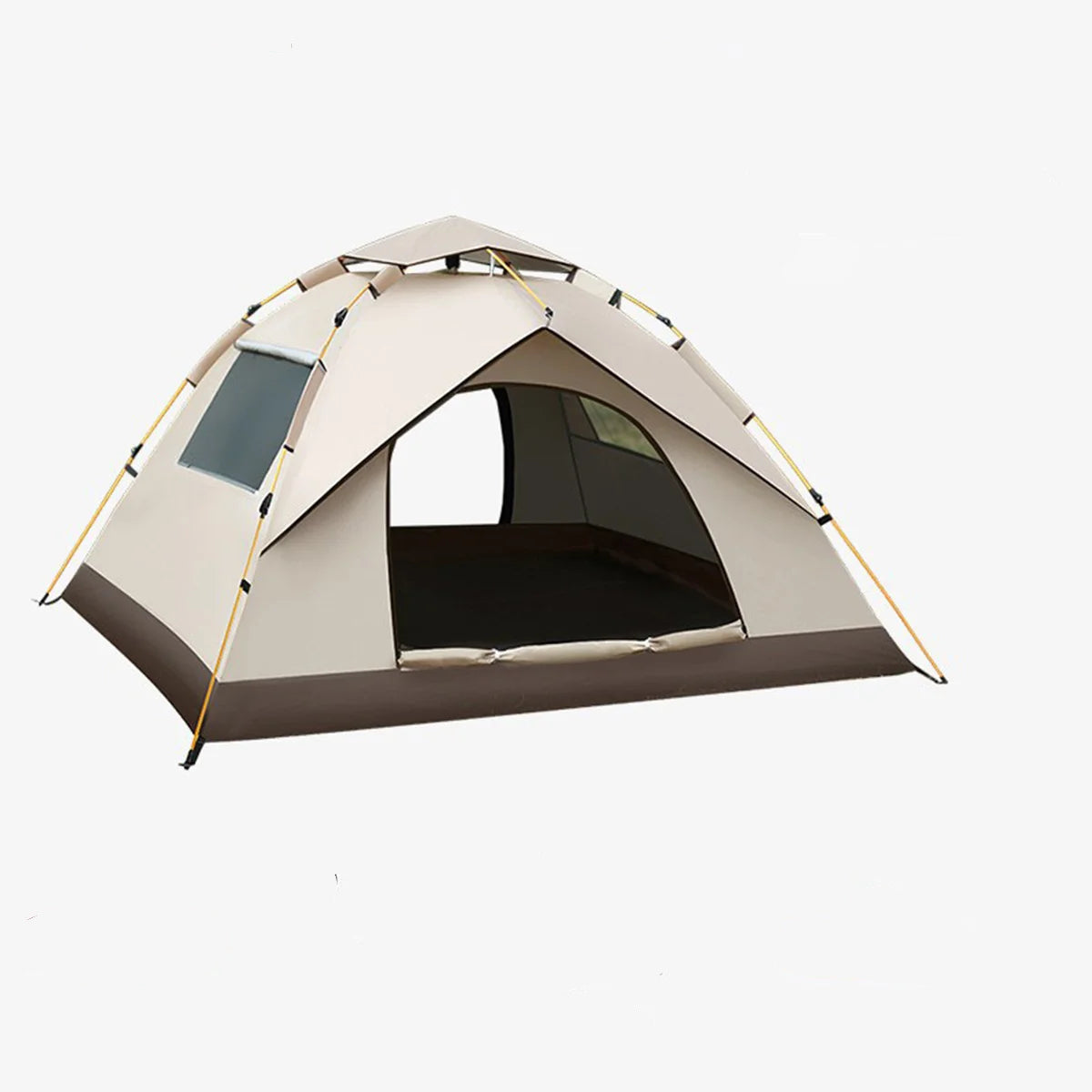 Tente de randonnée automatique pliable, 3-4 personnes déperlante