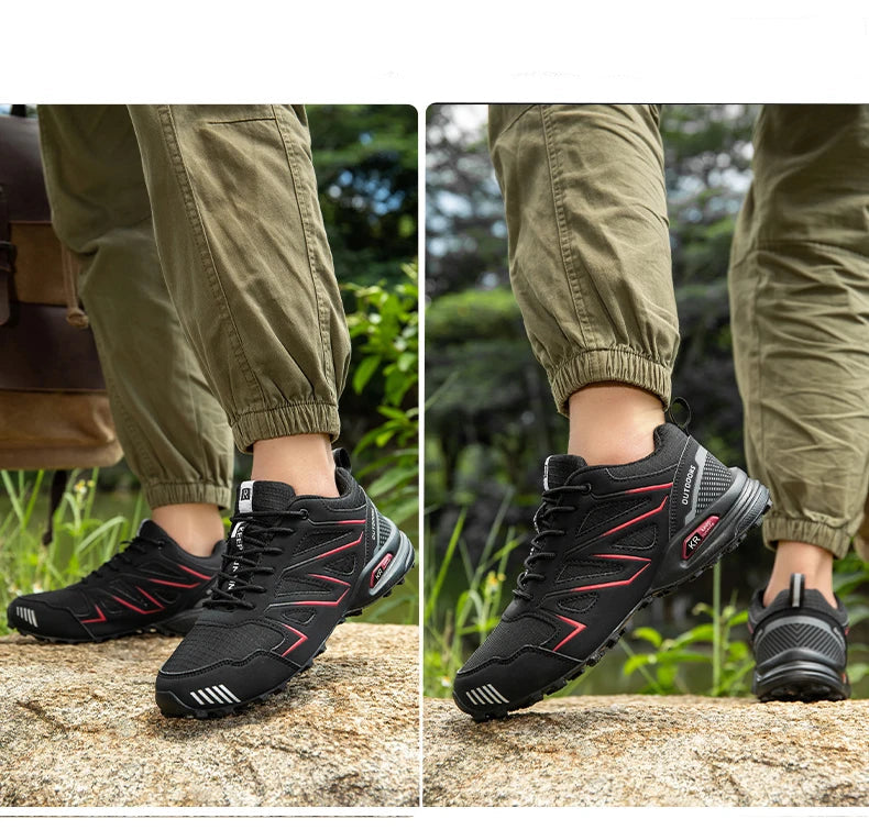 Chaussures de randonnée et trekking homme résistantes à l'eau, semelle crantée
