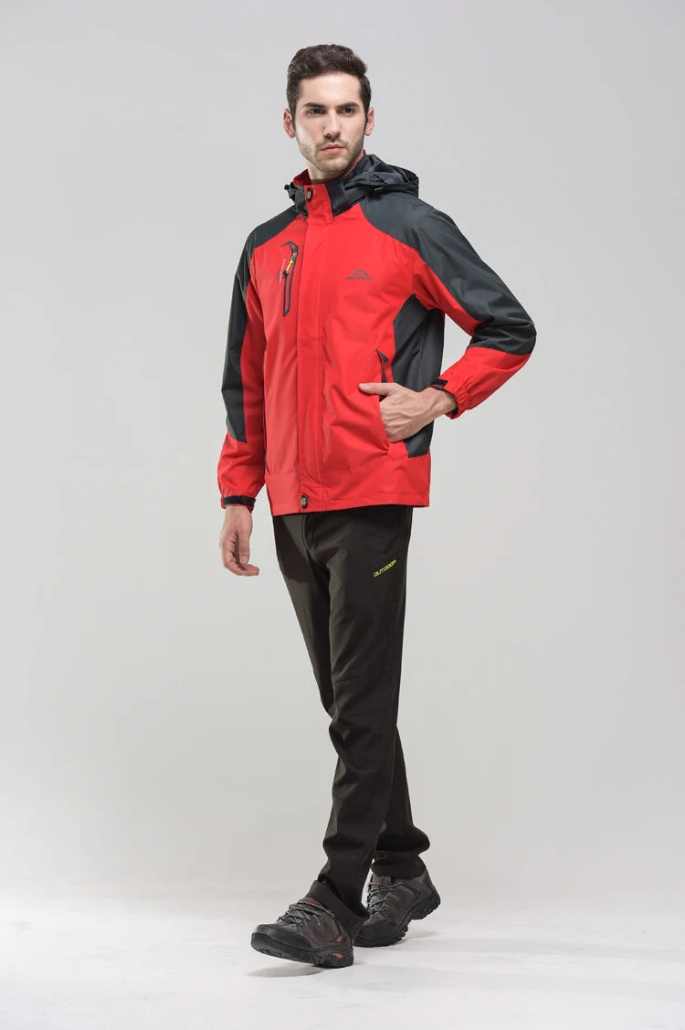 Veste de randonnée homme coupe-vent déperlante, respirante