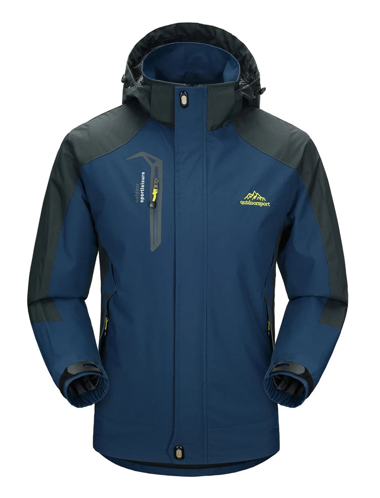 Veste de randonnée homme coupe-vent déperlante, respirante