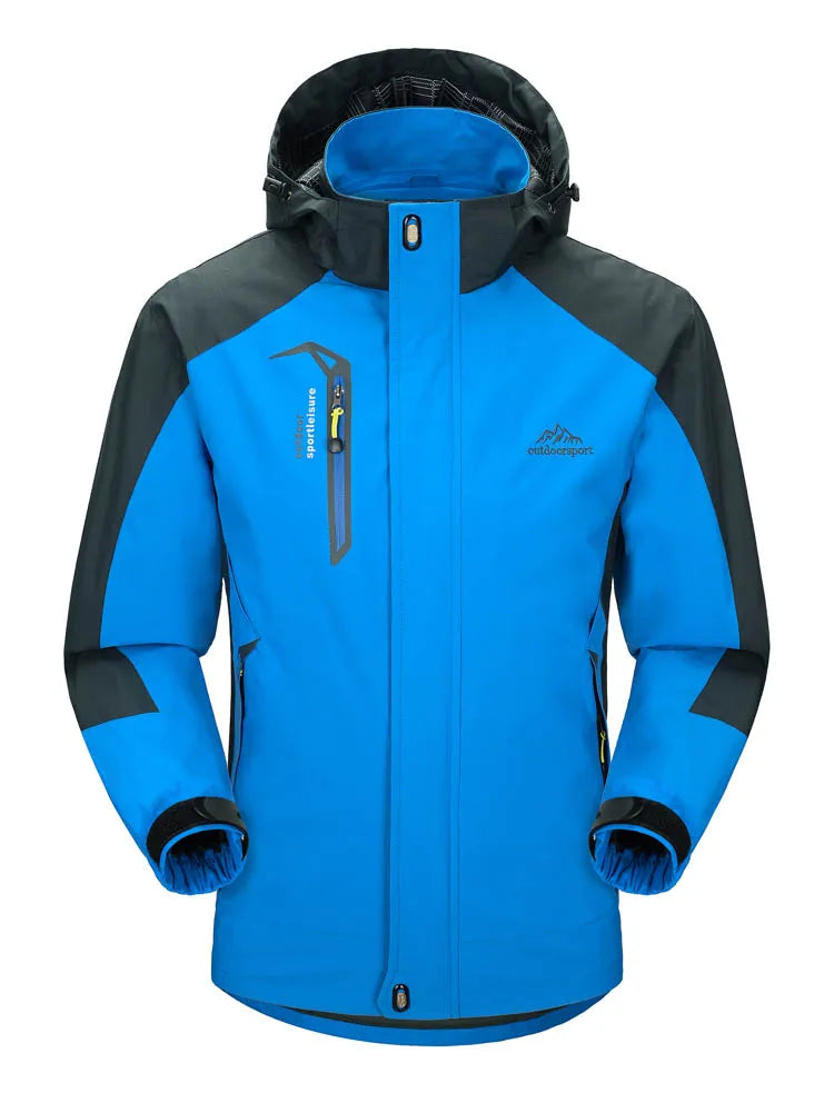 Veste de randonnée homme coupe-vent déperlante, respirante