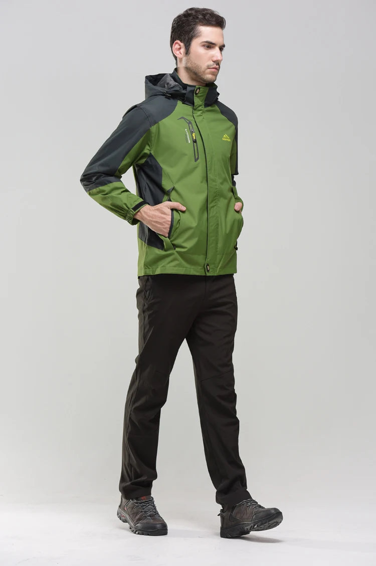 Veste de randonnée homme coupe-vent déperlante, respirante
