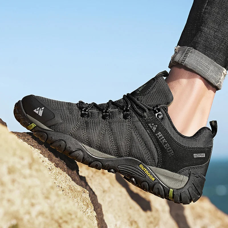Chaussures de randonnée homme respirantes et antidérapantes, résistantes aux éclaboussures