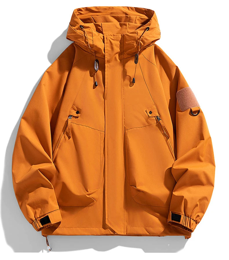 Veste de randonnée homme softshell à capuche, légère et coupe-vent