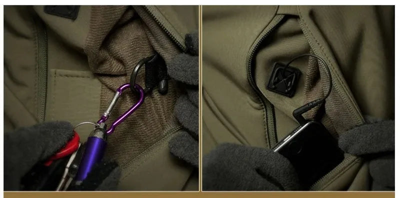 Veste de randonnée homme softshell à capuche, coupe-vent et déperlante
