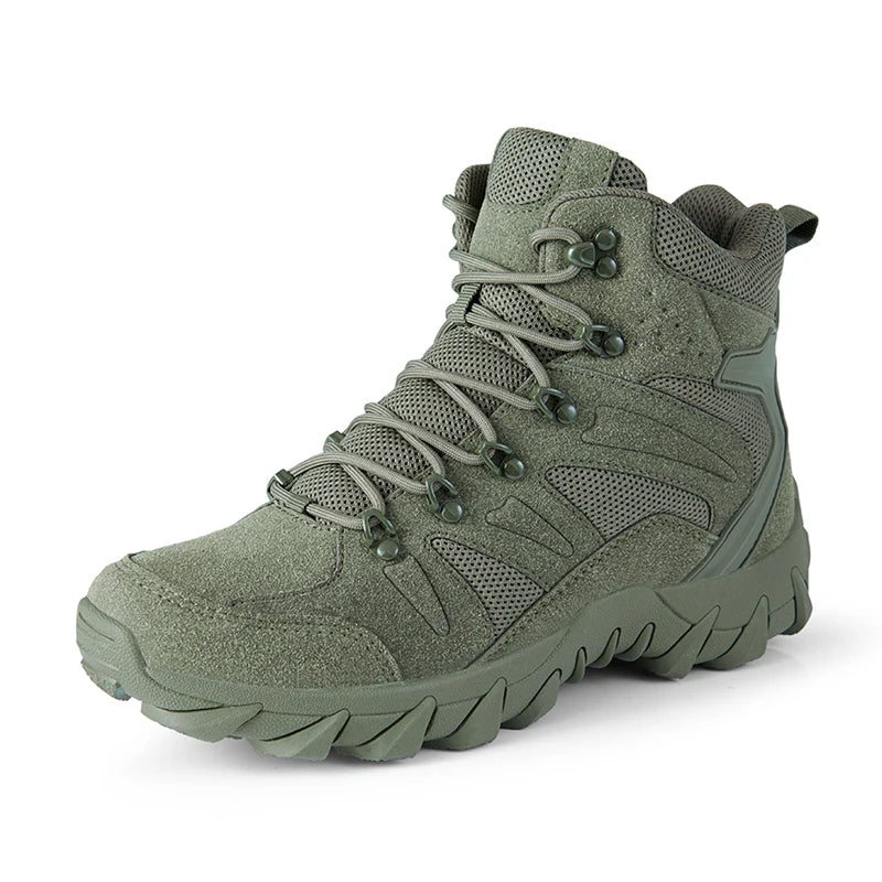 Chaussures de randonnée homme tactiques semi-montantes, robustes et antidérapantes