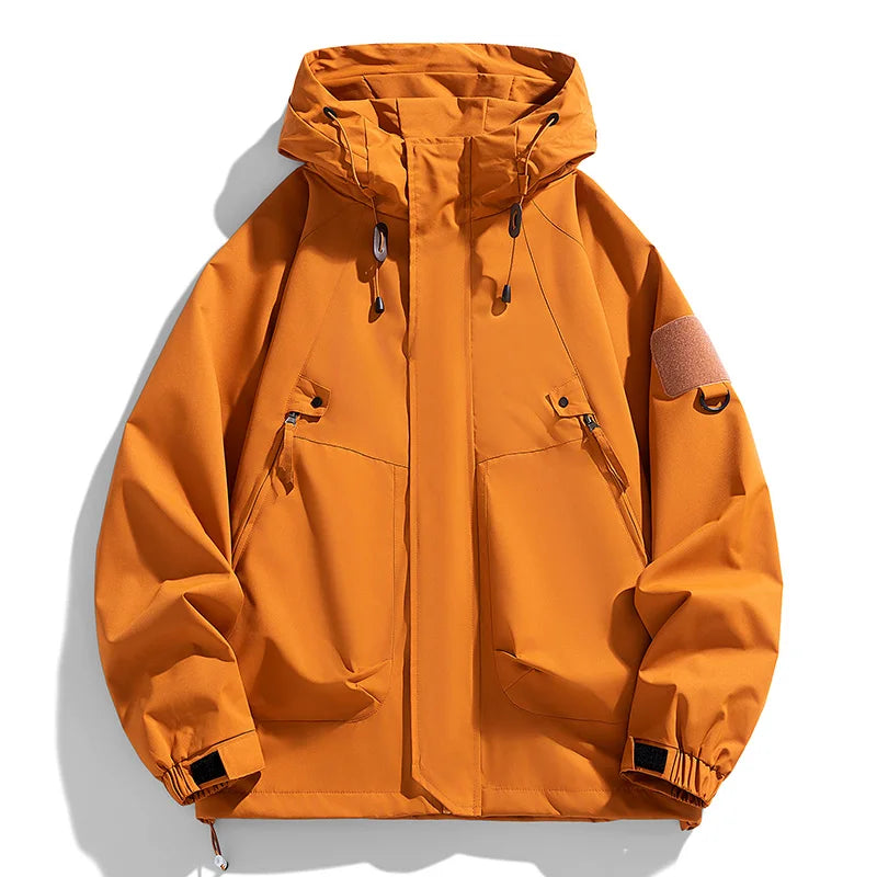 Veste de randonnée homme softshell à capuche, légère et coupe-vent