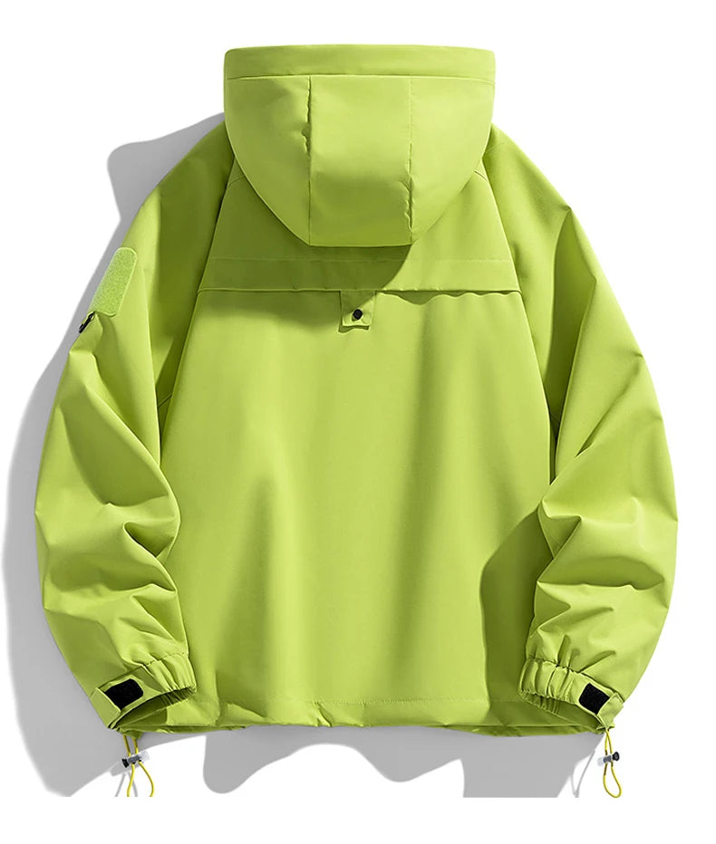 Veste de randonnée homme softshell à capuche, légère et coupe-vent