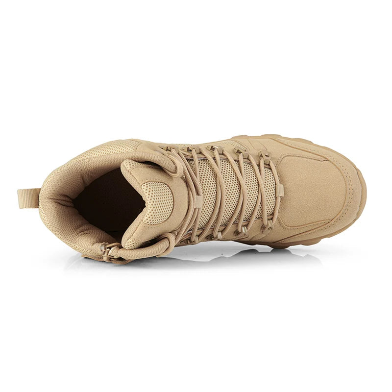 Chaussures de randonnée homme tactiques semi-montantes, robustes et antidérapantes