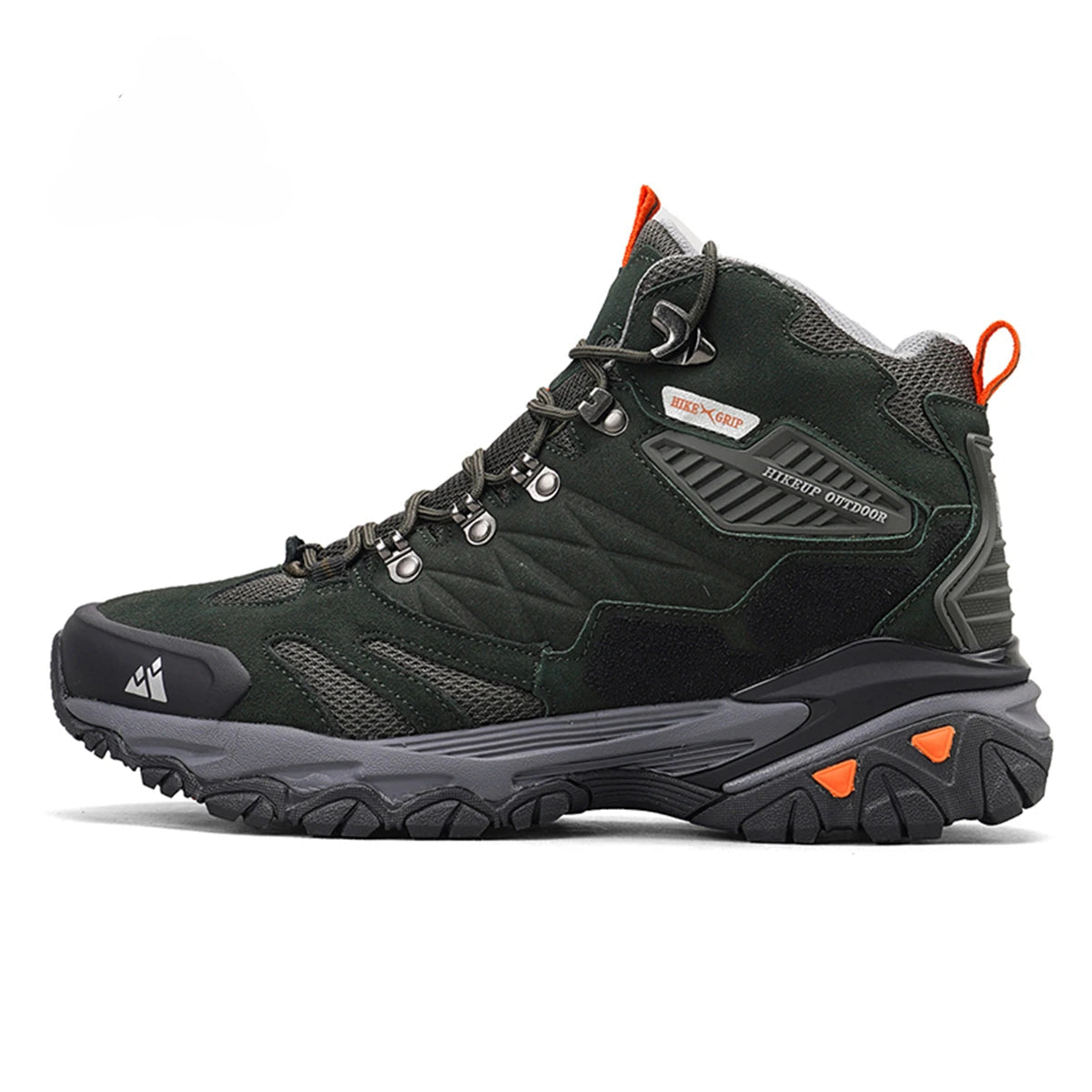 Chaussures de randonnée homme montantes en cuir suédé, chaudes et déperlantes pour l'hiver