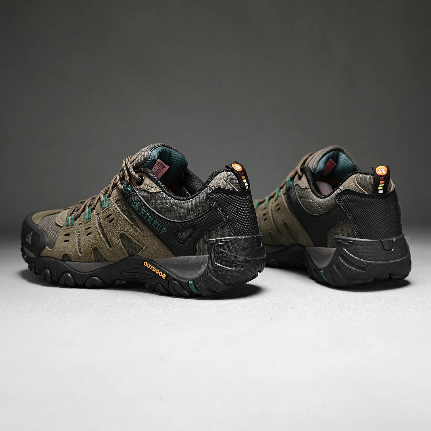 Chaussures de randonnée homme en cuir suédé, respirantes et durables