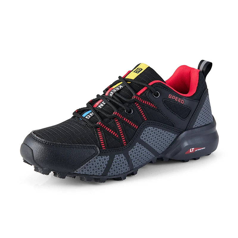 Chaussures de randonnée homme basses résistantes à l'eau et respirantes, tout-terrain