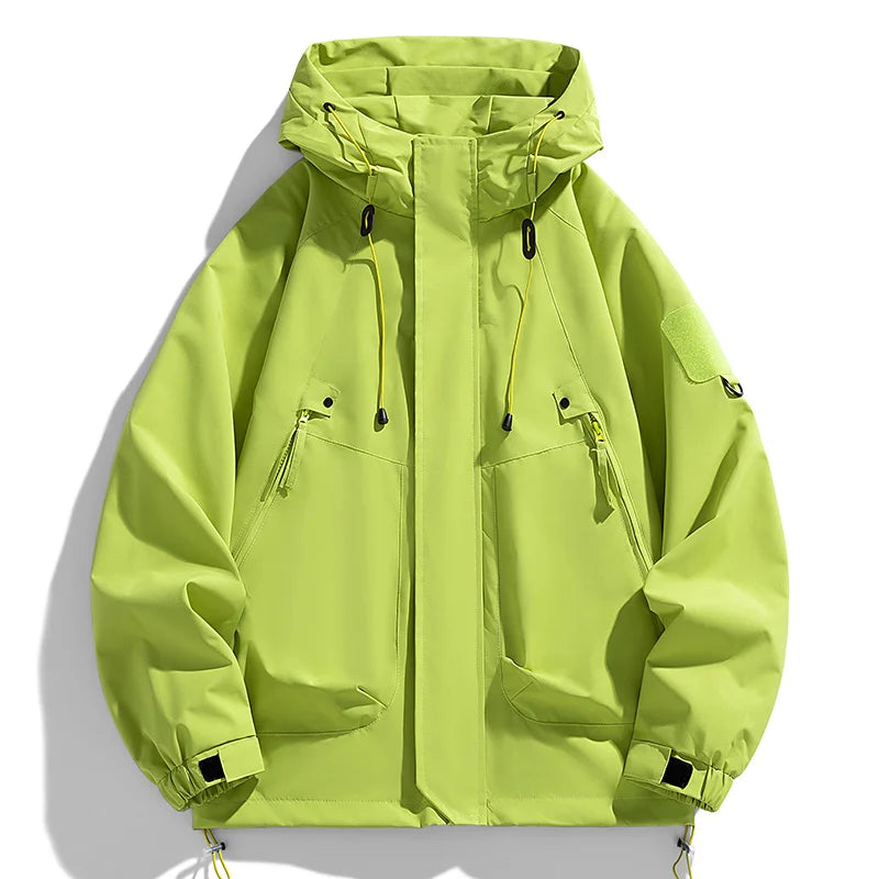 Veste de randonnée homme softshell à capuche, légère et coupe-vent