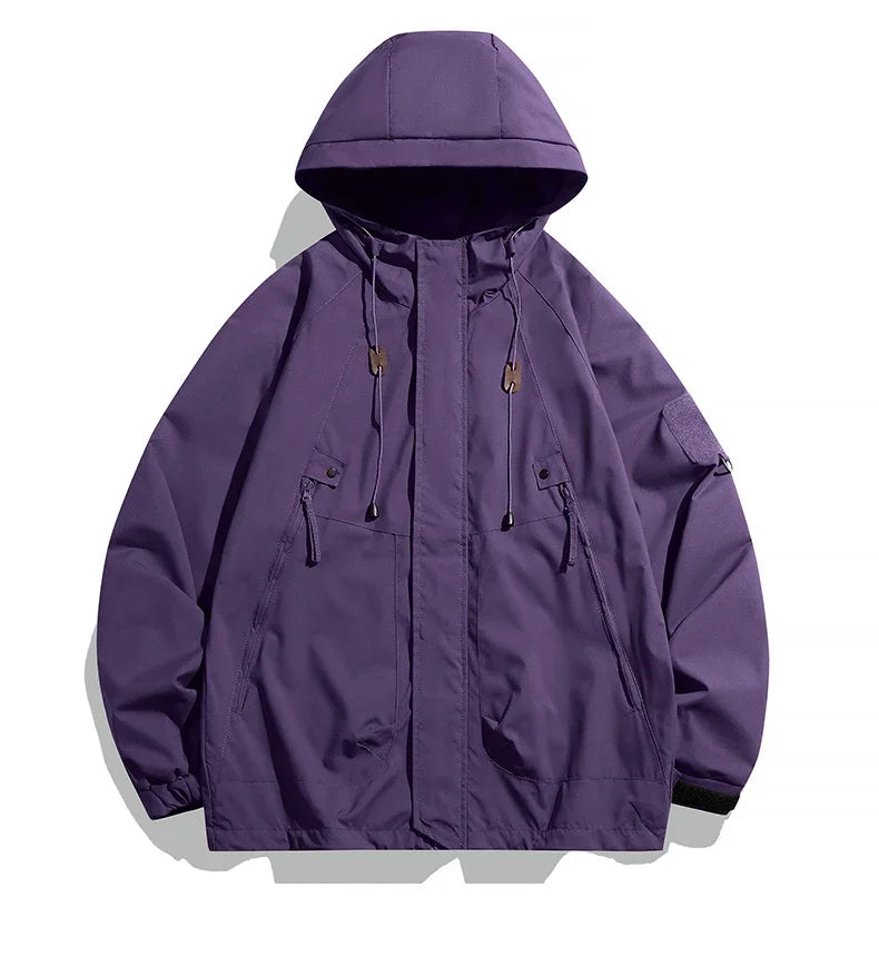 Veste de randonnée homme softshell à capuche, légère et coupe-vent