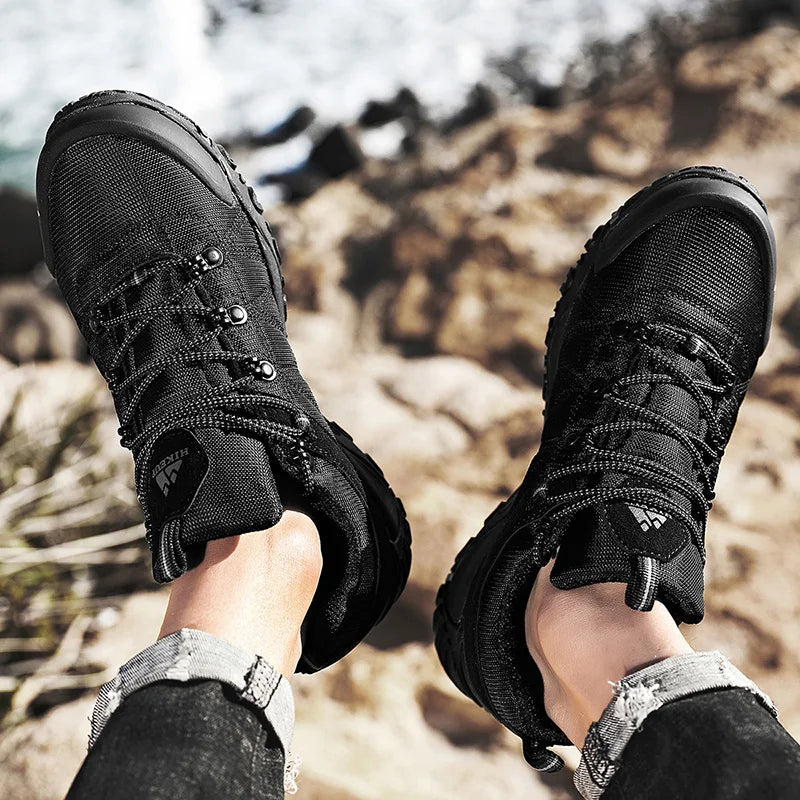 Chaussures de randonnée homme respirantes et antidérapantes, résistantes aux éclaboussures