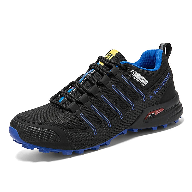 Chaussures de randonnée homme résistantes à l'eau et antidérapantes, tout-terrain
