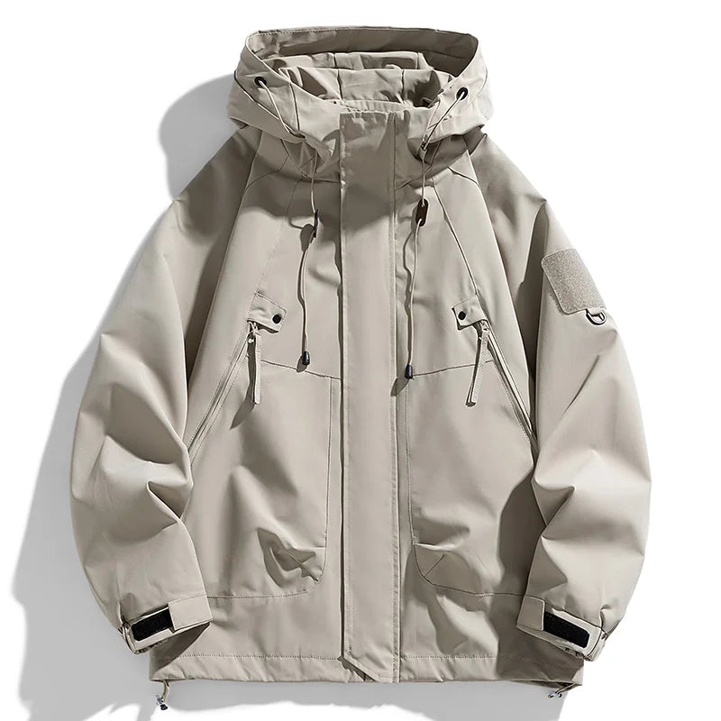 Veste de randonnée homme softshell à capuche, légère et coupe-vent