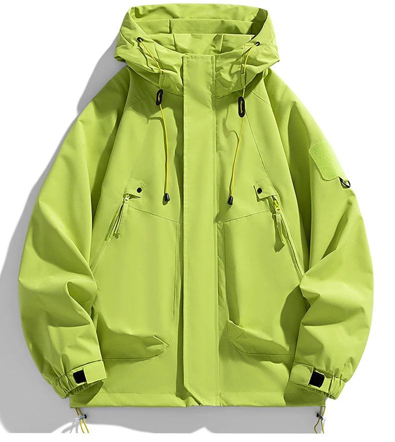 Veste de randonnée homme softshell à capuche, légère et coupe-vent