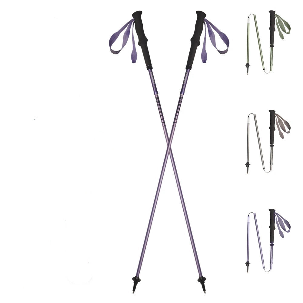 Bâton de randonnée pliable Naturehike à ouverture rapide, aluminium