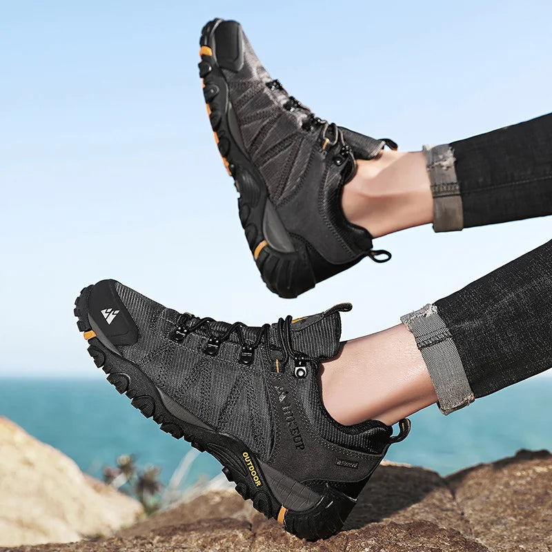 Chaussures de randonnée homme respirantes et antidérapantes, résistantes aux éclaboussures
