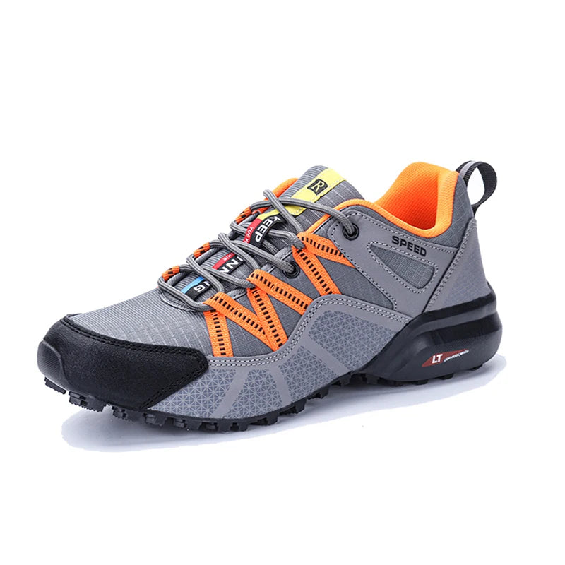 Chaussures de randonnée homme basses résistantes à l'eau et respirantes, tout-terrain
