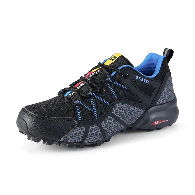 Chaussures de randonnée homme basses résistantes à l'eau et respirantes, tout-terrain