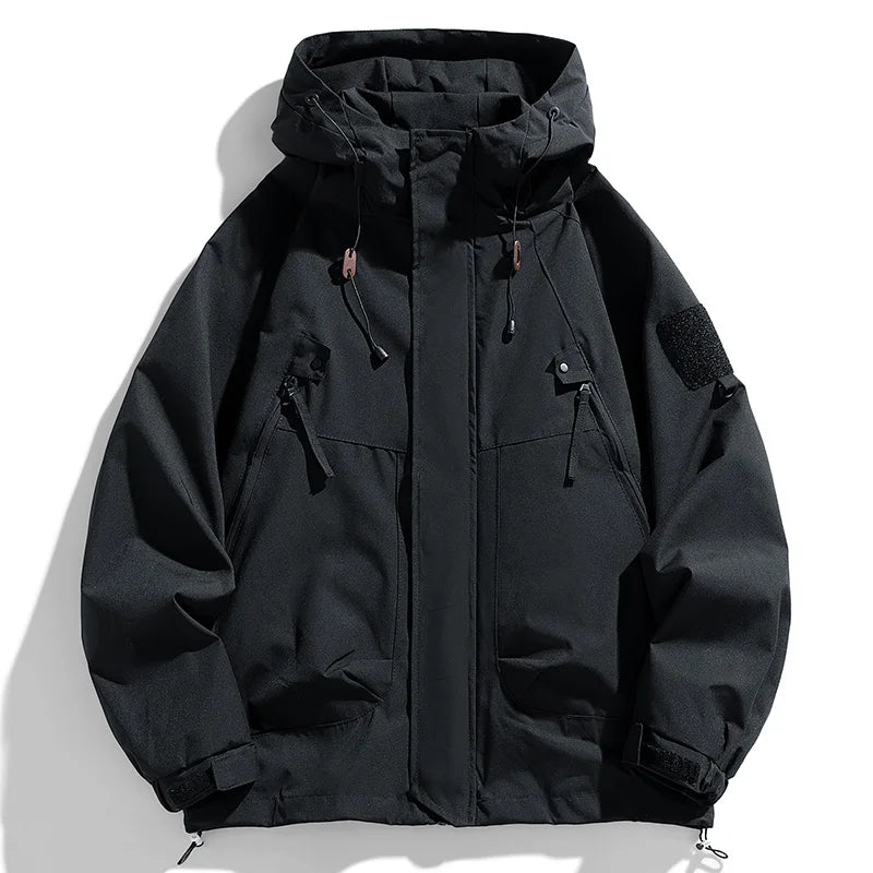 Veste de randonnée homme softshell à capuche, légère et coupe-vent