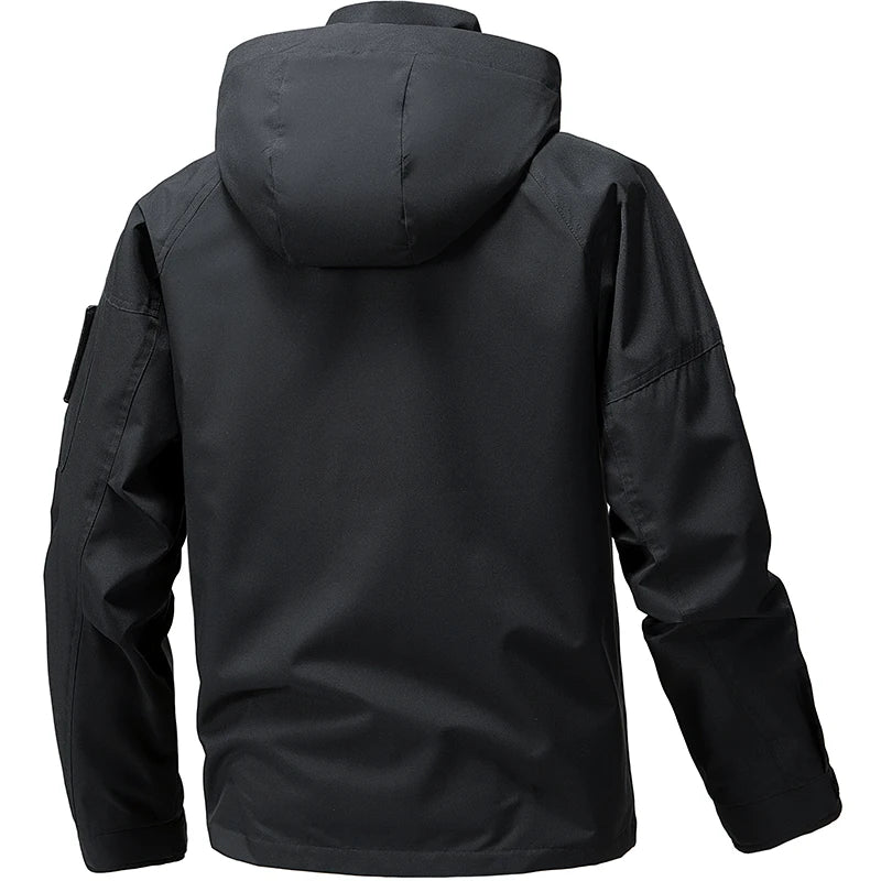 Veste de randonnée homme softshell à capuche, coupe-vent
