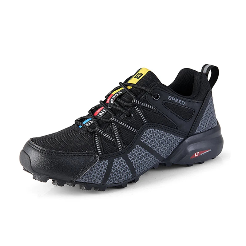 Chaussures de randonnée homme basses résistantes à l'eau et respirantes, tout-terrain