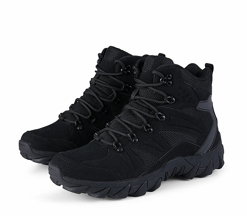 Chaussures de randonnée homme tactiques semi-montantes, robustes et antidérapantes