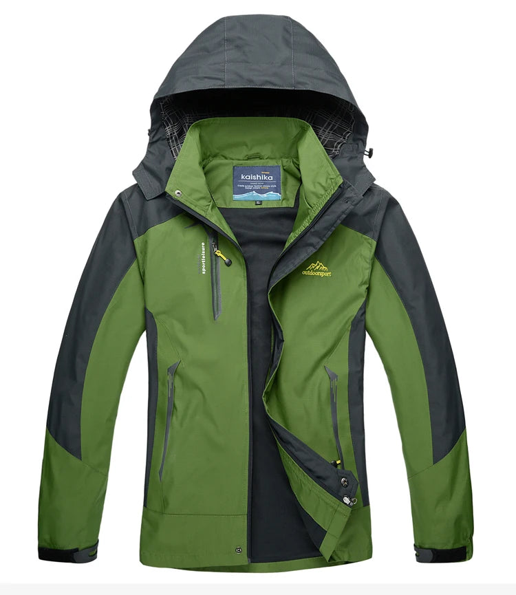 Veste de randonnée homme coupe-vent déperlante, respirante