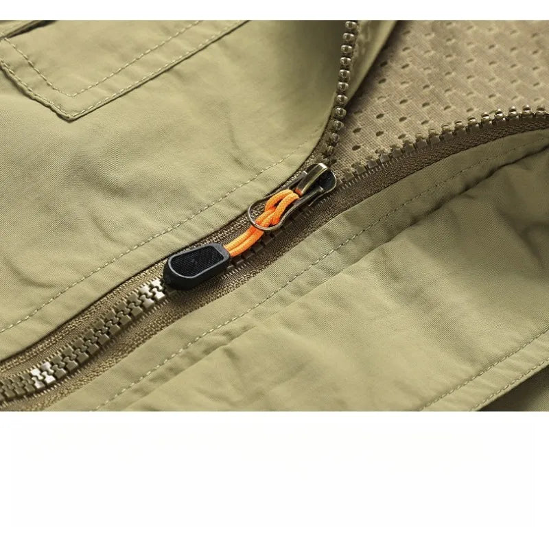 Veste de randonnée homme à capuche amovible, respirante