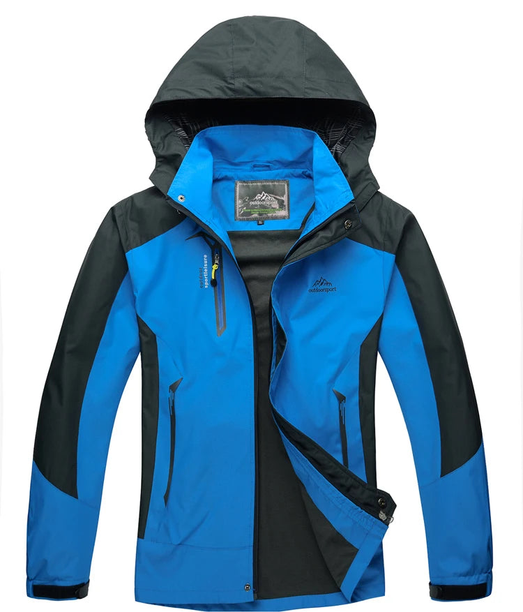 Veste de randonnée homme coupe-vent déperlante, respirante